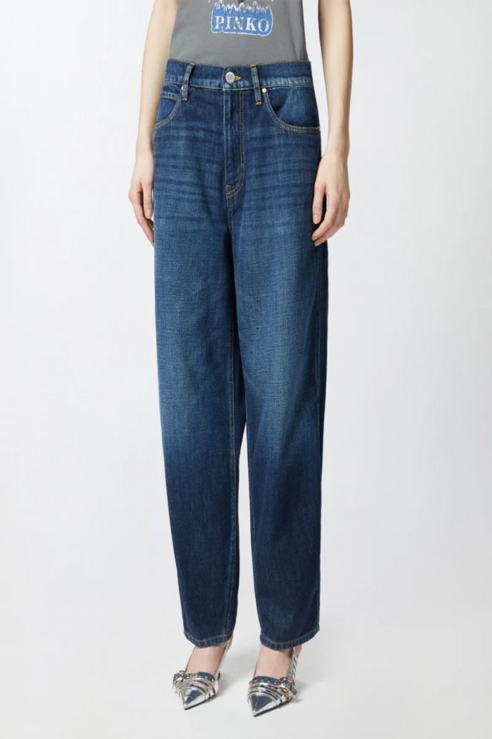 JEANS LAVAGGIO MEDIO A UOVO PINKO