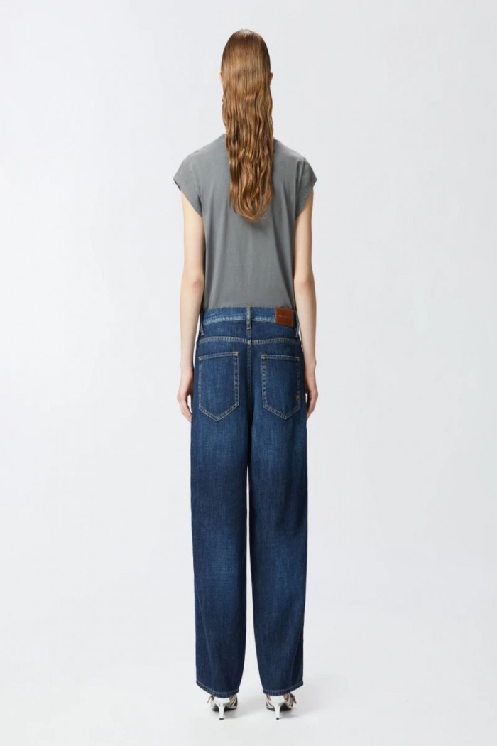 JEANS LAVAGGIO MEDIO A UOVO PINKO