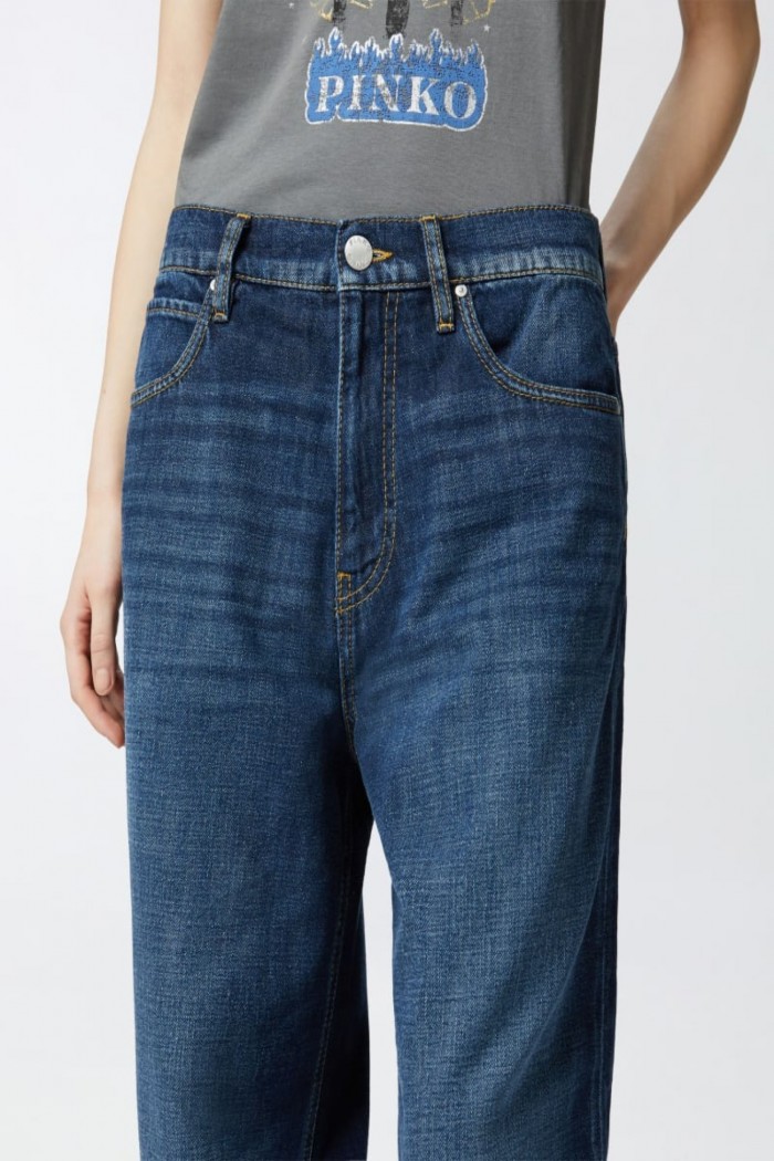 JEANS LAVAGGIO MEDIO A UOVO PINKO