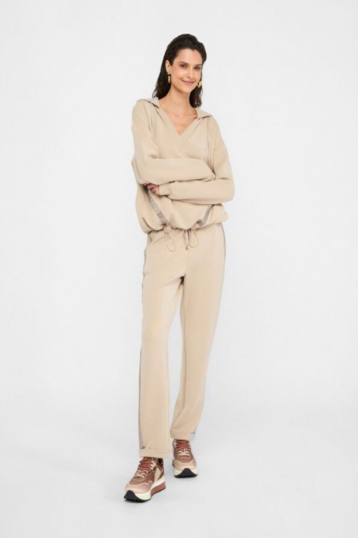 FELPA IN SCUBA CON CAPPUCCIO LIU JO