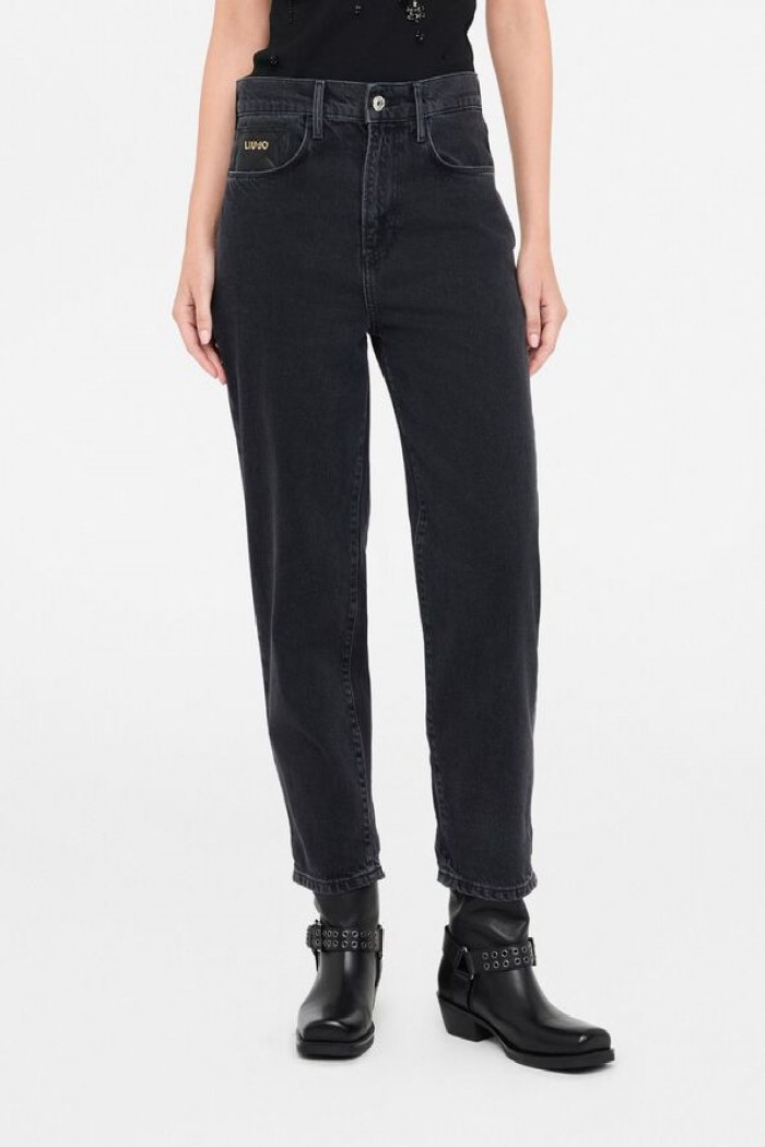 JEANS BOYFRIEND CON TASCA MATELASSE' LIU JO