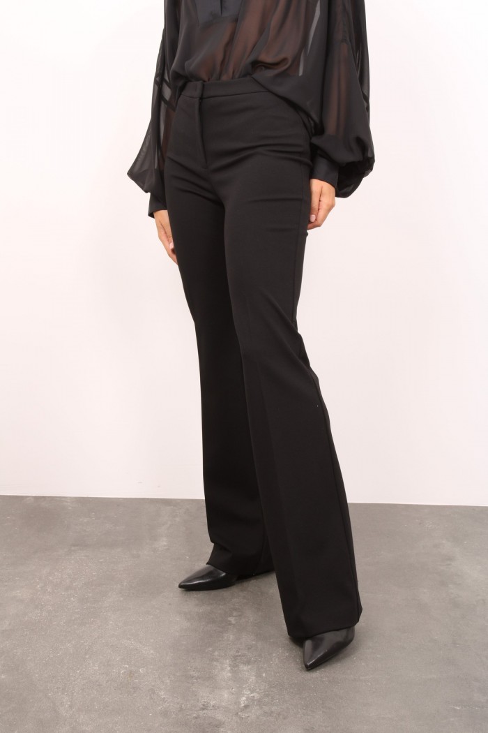 PANTALONI FLARED PUNTO STOFFA PINKO