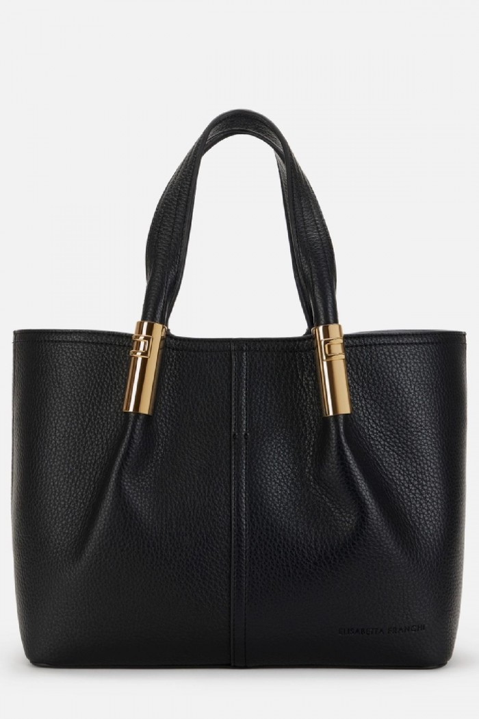 TOTE MEDIA CON DETTAGLI LOGO ELISABETTA FRANCHI