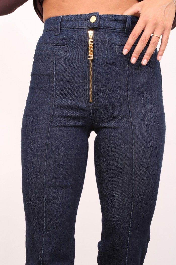 JEANS CON ZIP GIOIELLO ELISABETTA FRANCHI