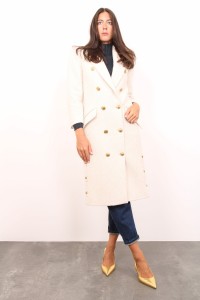 CAPPOTTO IN PANNO DI LANA BOUCLE' ELISABETTA FRANCHI