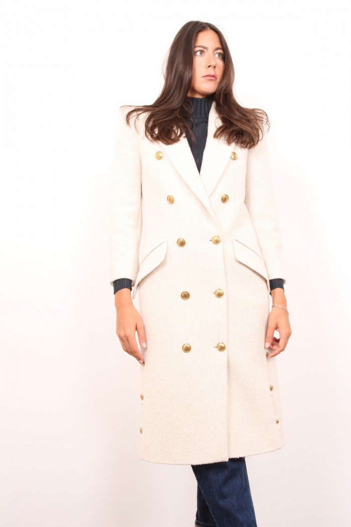 CAPPOTTO IN PANNO DI LANA BOUCLE' ELISABETTA FRANCHI