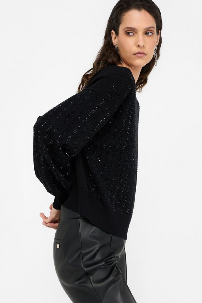 MAGLIA CON STRASS LIU JO