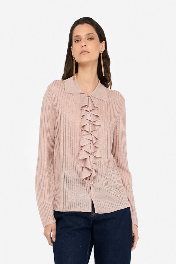 CAMICIA IN MAGLIA LUREX LIU JO