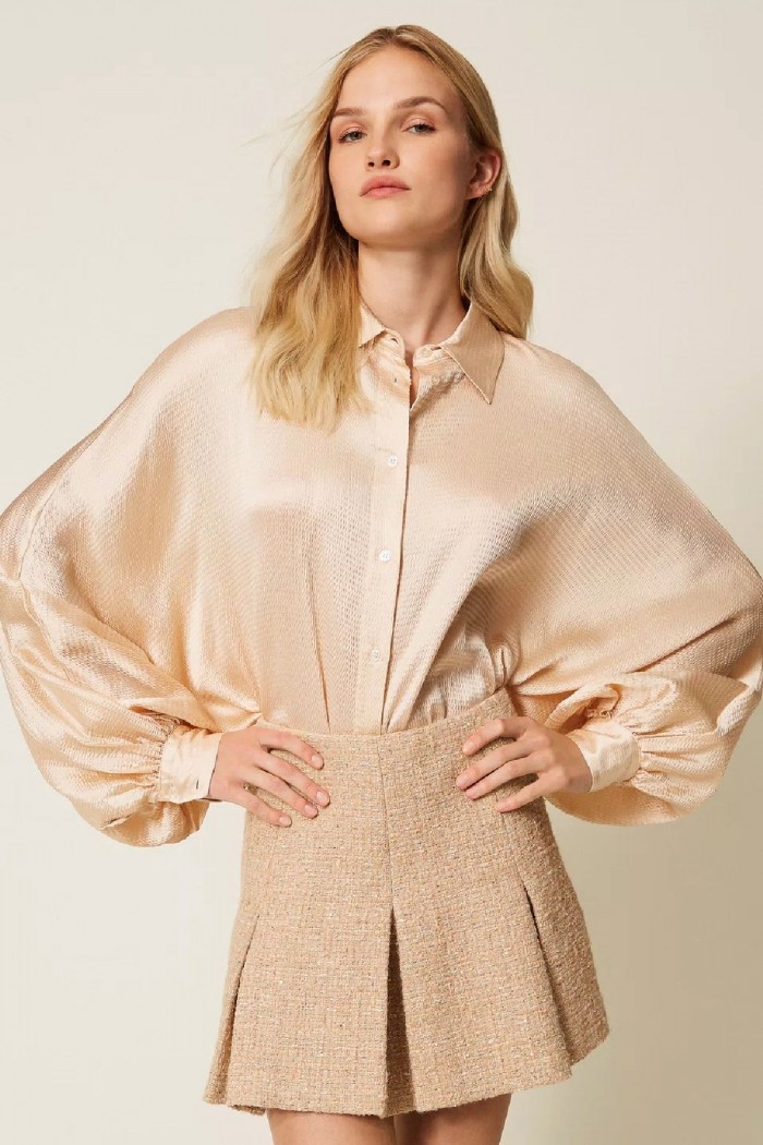 MINIGONNA BOUCLE' CON PAILLETTES TWINSET