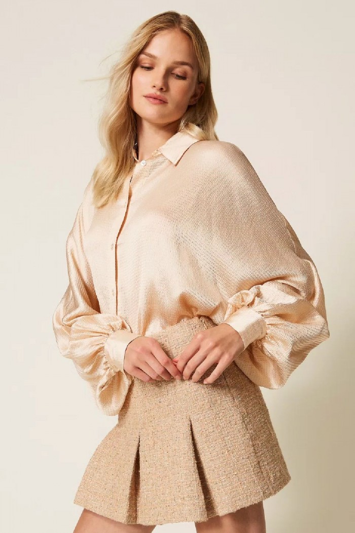 MINIGONNA BOUCLE' CON PAILLETTES TWINSET