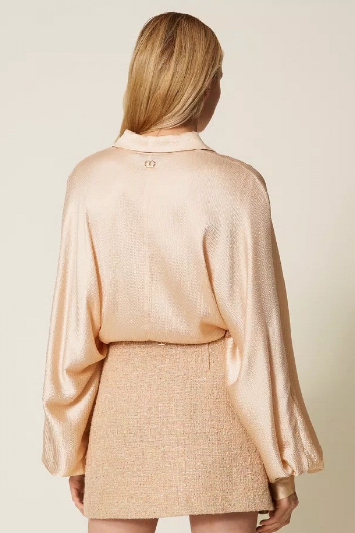 MINIGONNA BOUCLE' CON PAILLETTES TWINSET