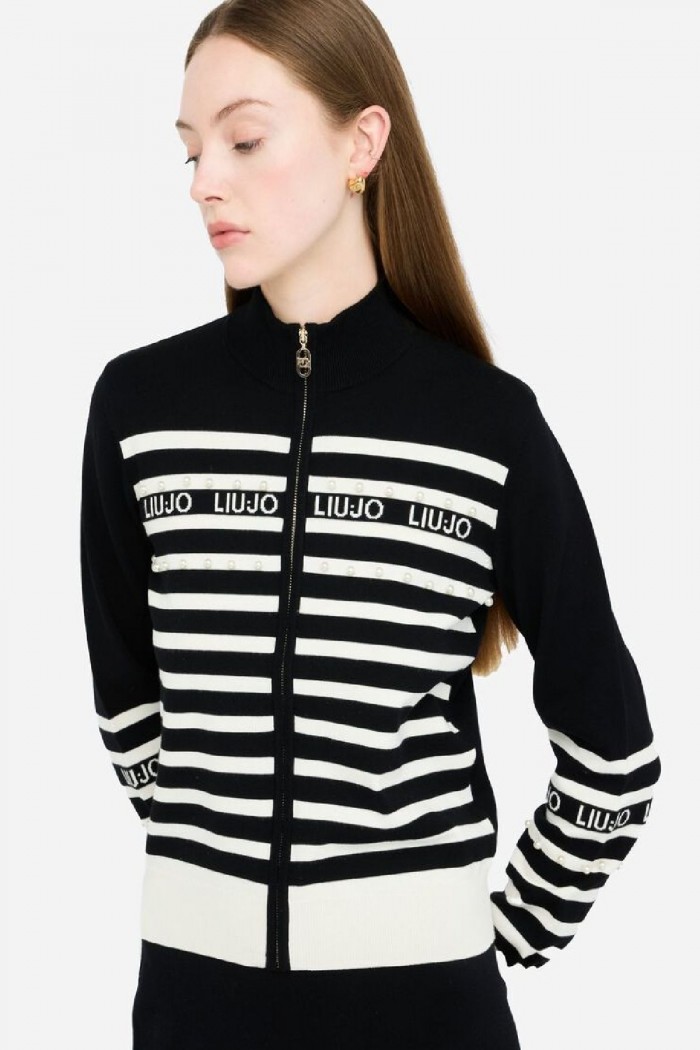 CARDIGAN A RIGHE LIU JO