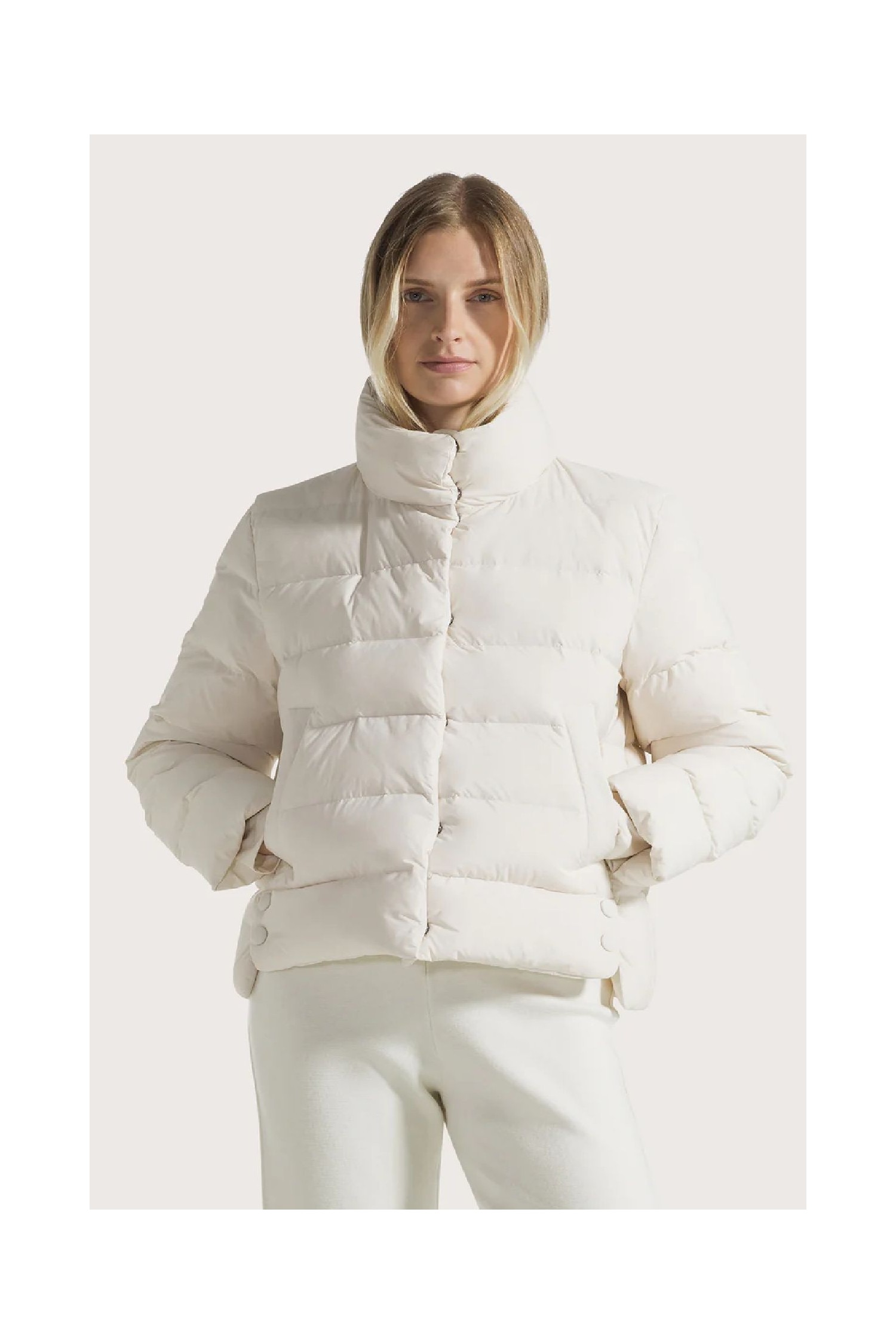 PIUMINO CORTO IN NYLON SEVENTY