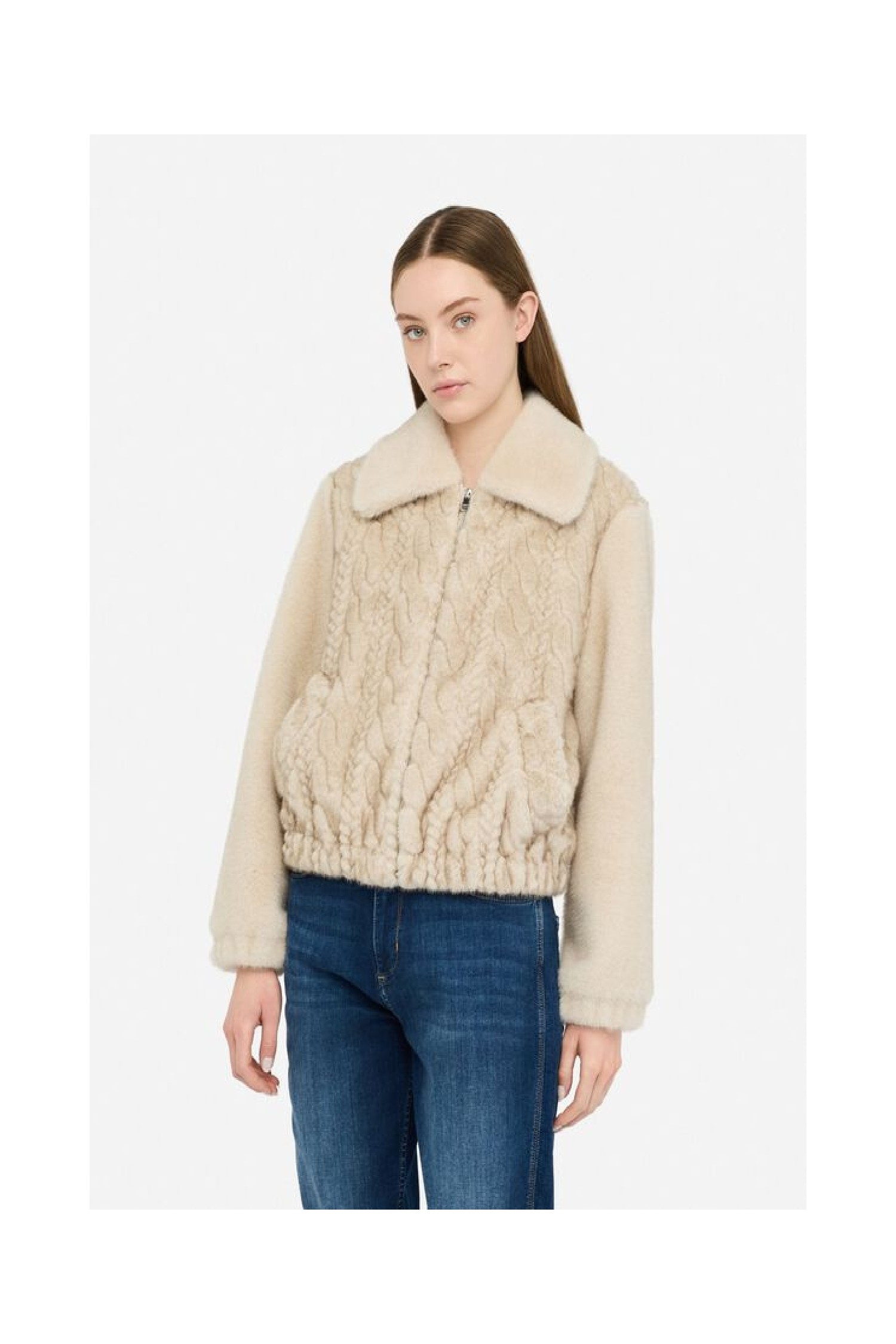 BOMBER IN TEDDY CON TRECCE LIU JO