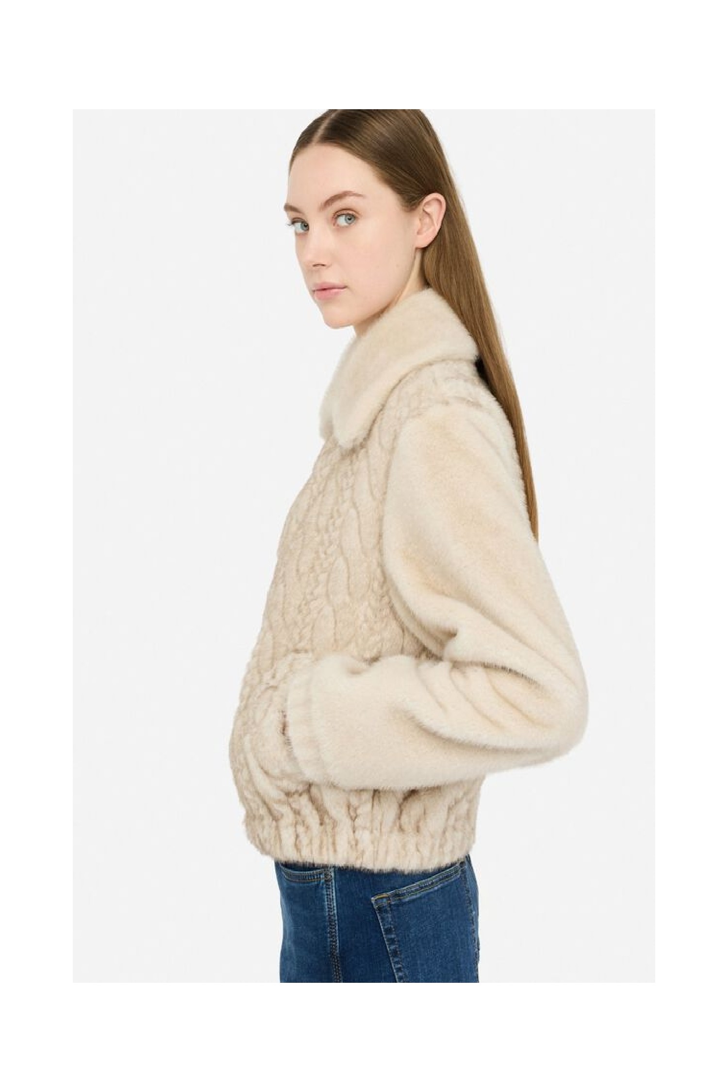 BOMBER IN TEDDY CON TRECCE LIU JO