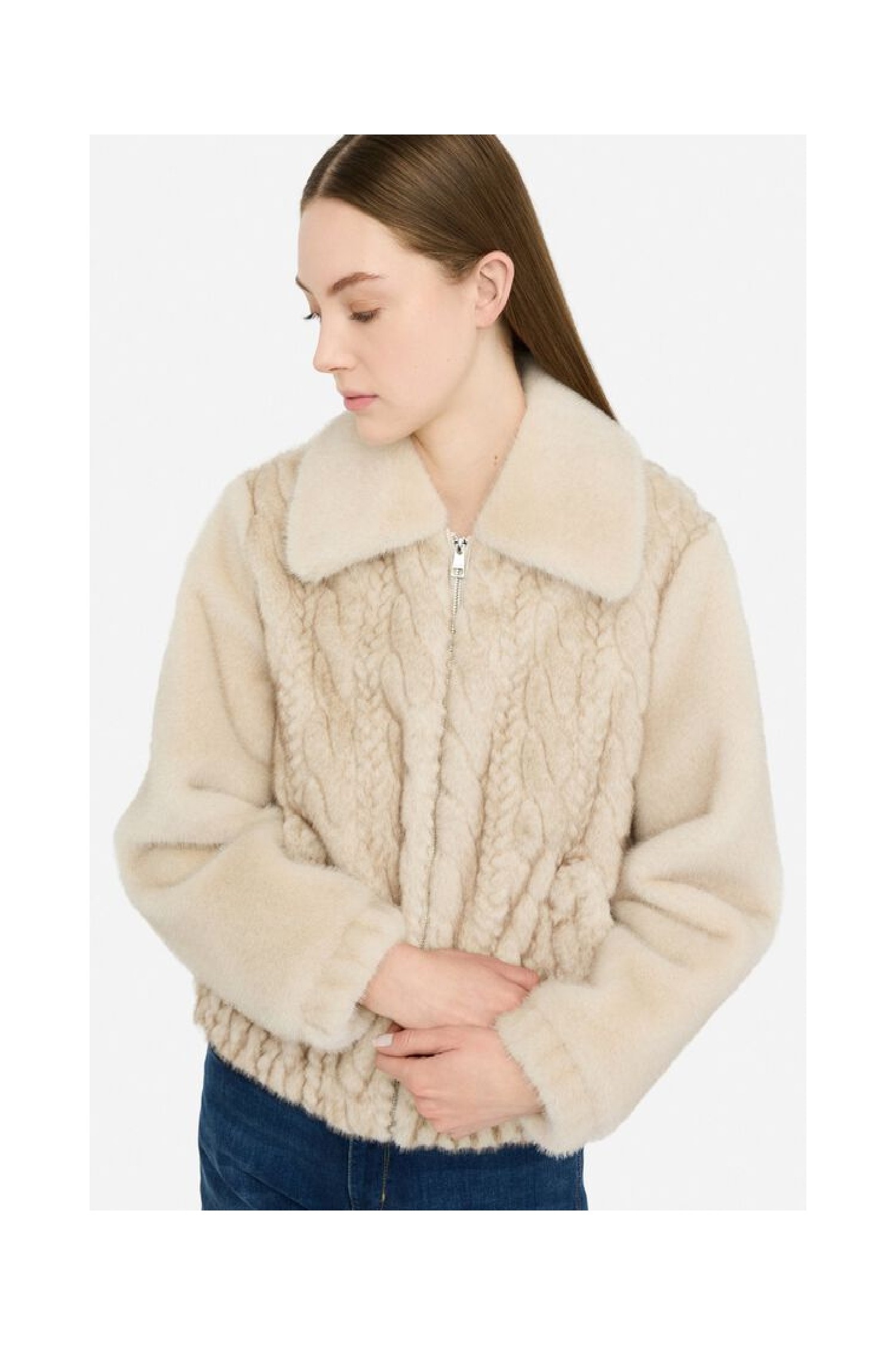 BOMBER IN TEDDY CON TRECCE LIU JO