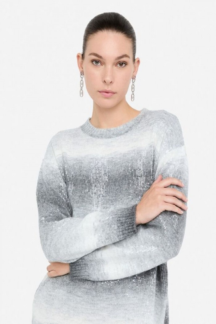 ABITO MAGLIA CON PAILLETTES LIU JO