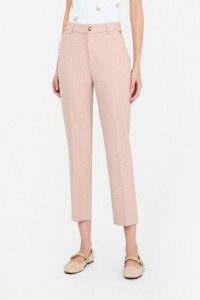 PANTALONI CHINO IN TESSUTO MELANGE LIU JO