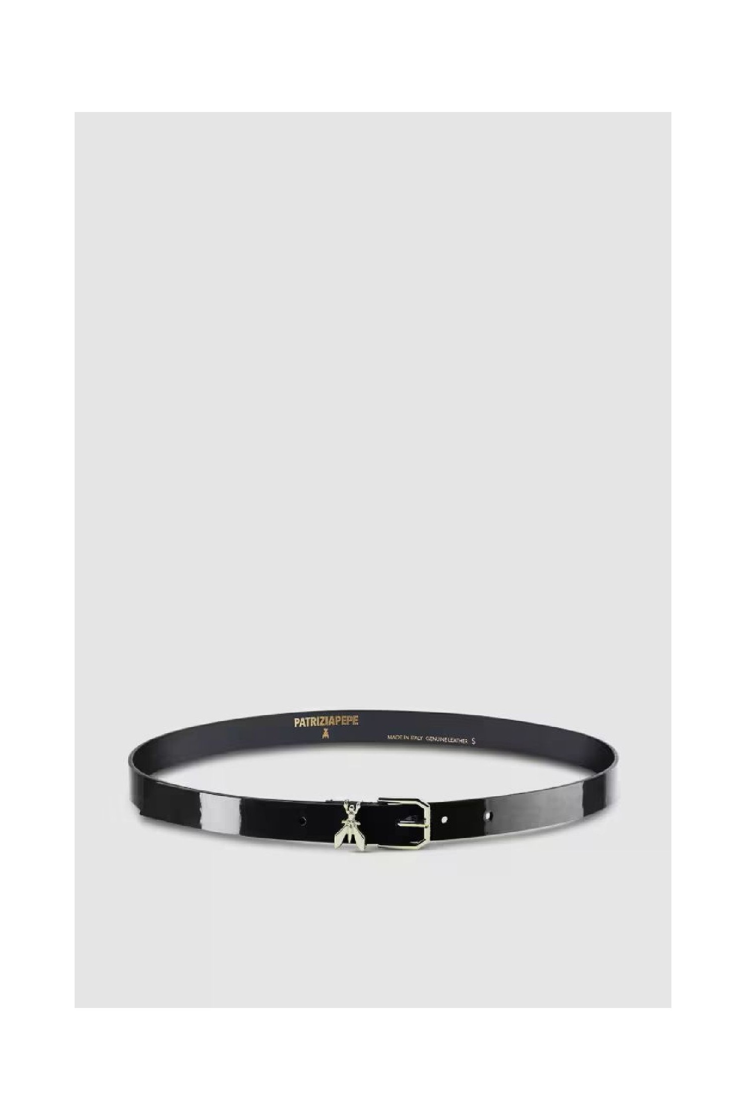 CINTURA A VITA BASSA IN PELLE VERNICIATA PATRIZIA PEPE