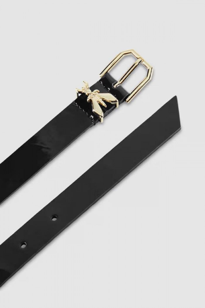 CINTURA A VITA BASSA IN PELLE VERNICIATA PATRIZIA PEPE