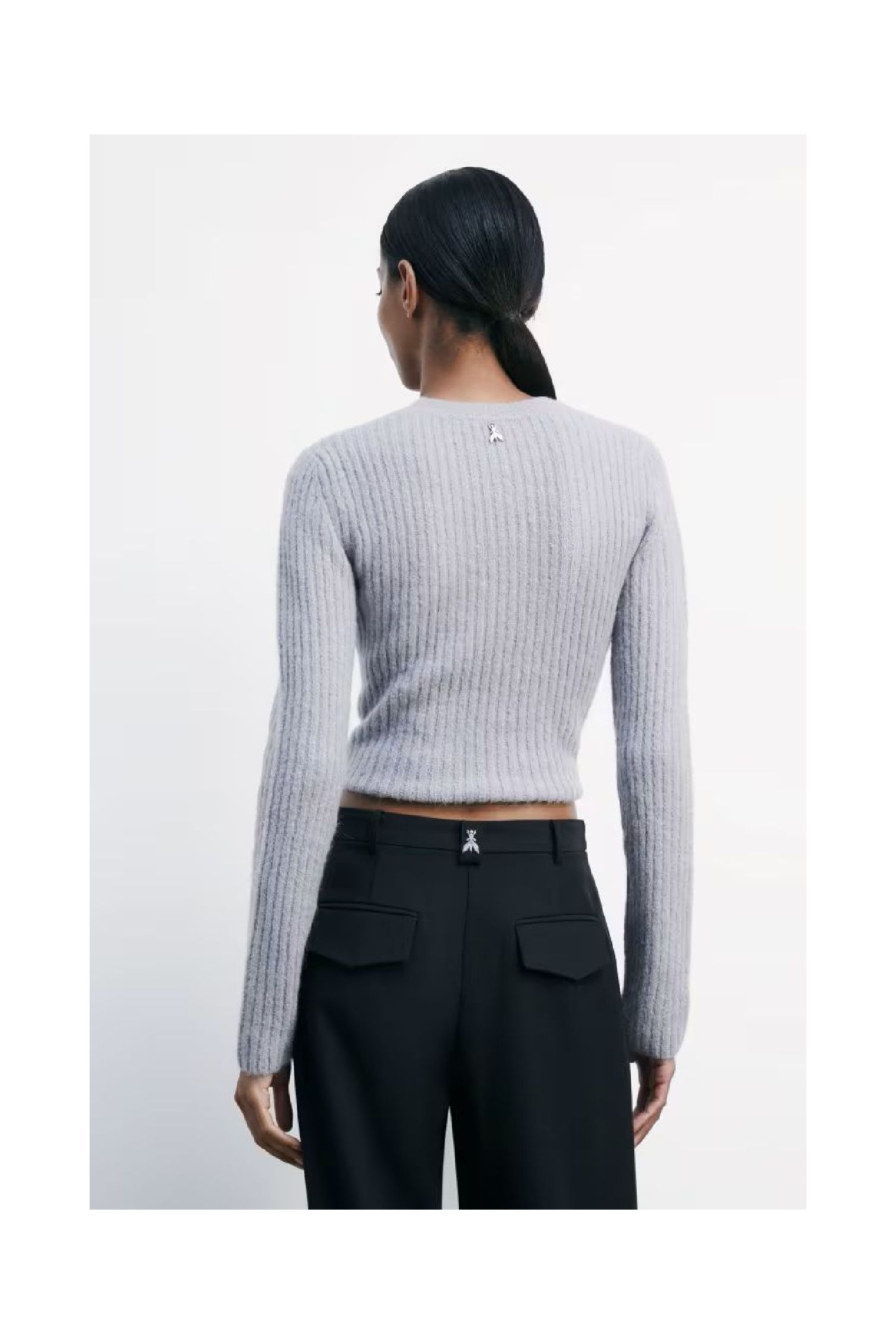 MAGLIA GIROCOLLO A COSTINE PATRIZIA PEPE