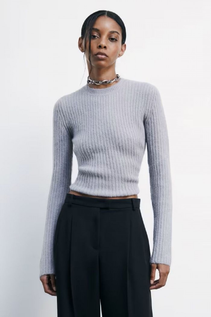 MAGLIA GIROCOLLO A COSTINE PATRIZIA PEPE