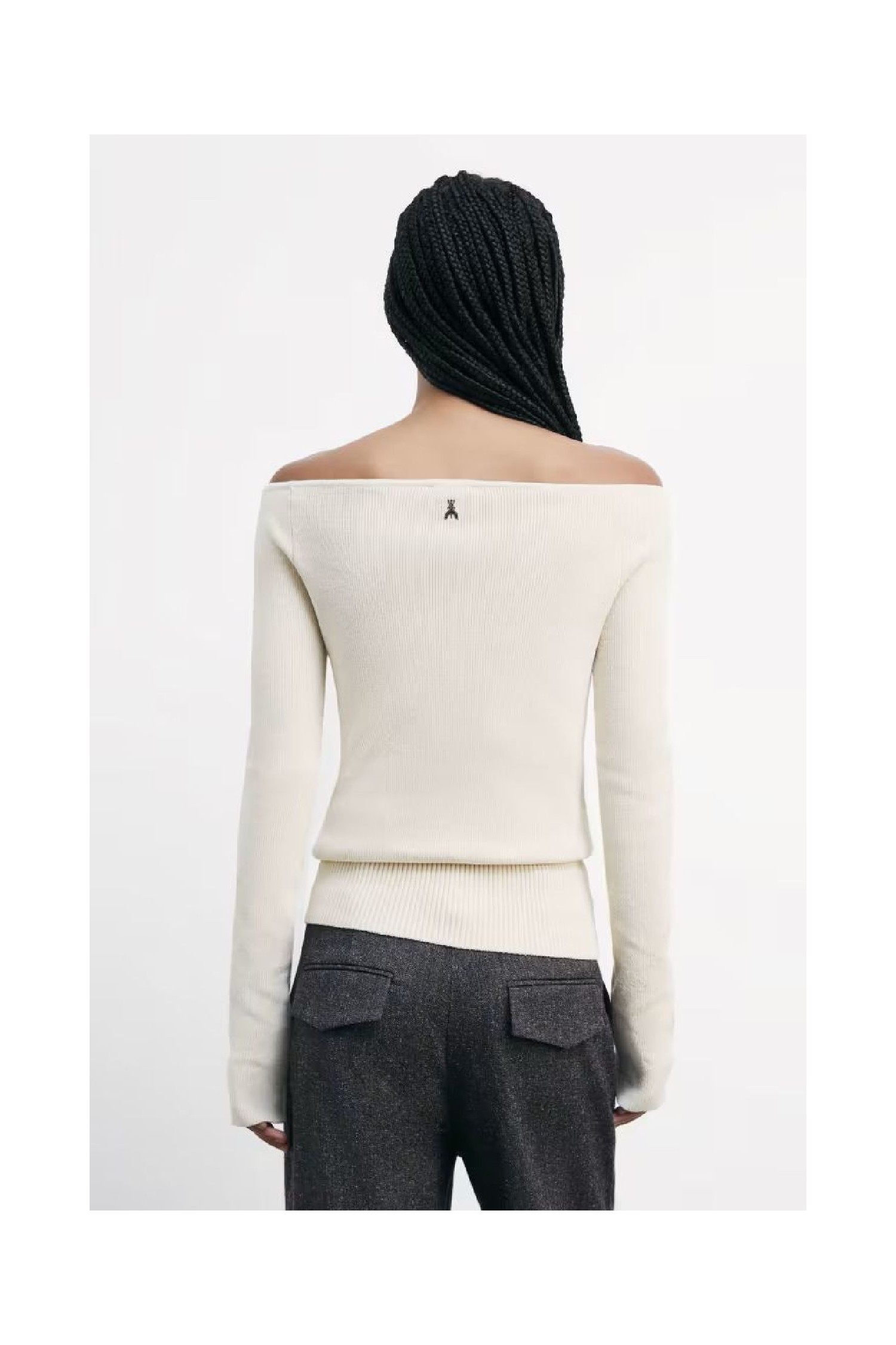 MAGLIA MORBIDA CON SCOLLO AMPIO PATRIZIA PEPE