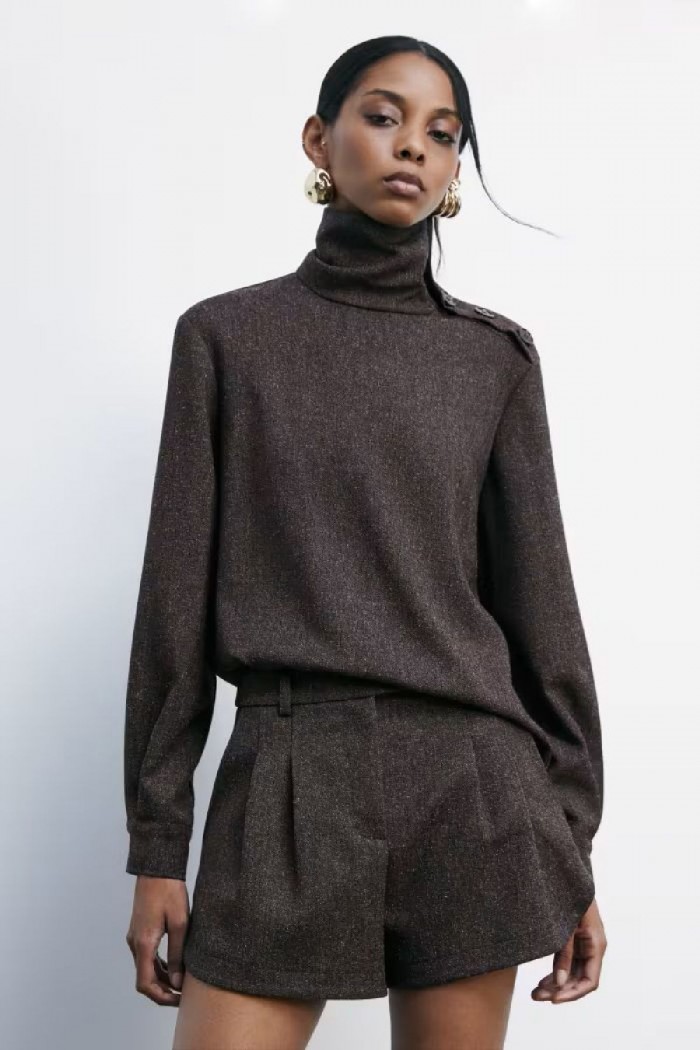 MAGLIA STRUTTURATA A COLLO ALTO PATRIZIA PEPE