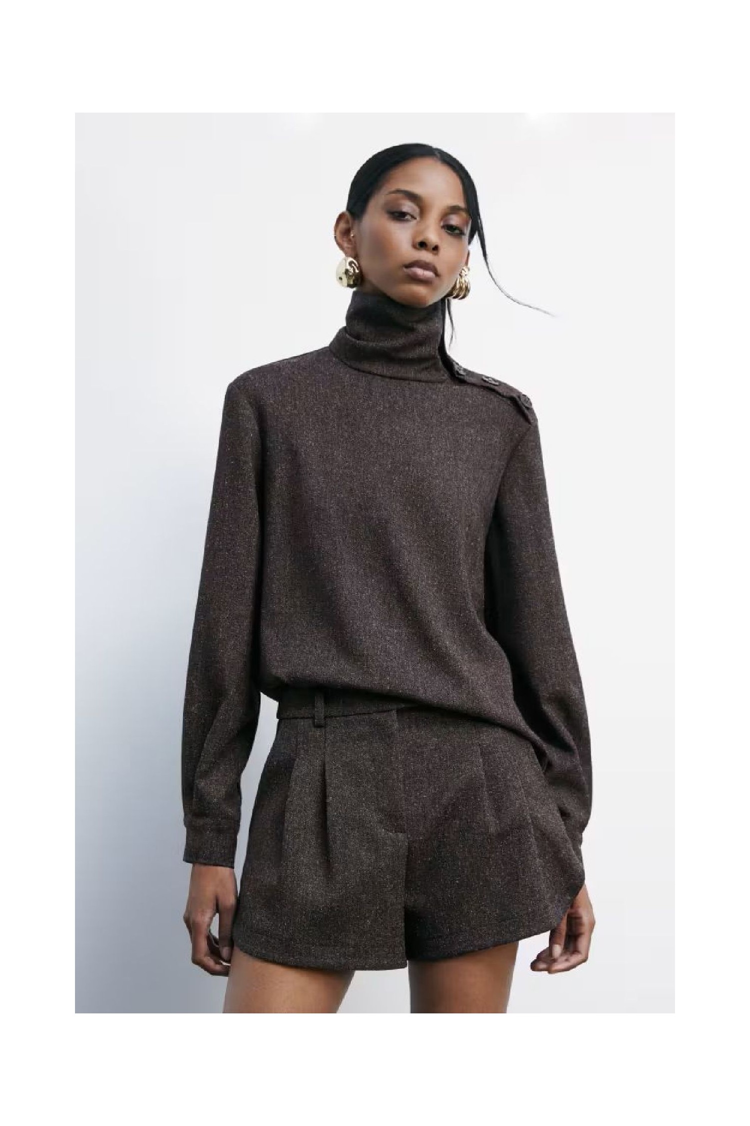 MAGLIA STRUTTURATA A COLLO ALTO PATRIZIA PEPE