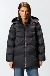 PIUMINO IMBOTTITO CON CAPPUCCIO PINKO