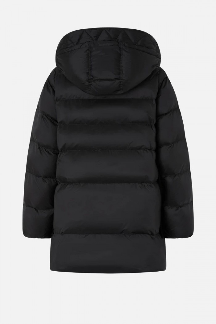 PIUMINO IMBOTTITO CON CAPPUCCIO PINKO