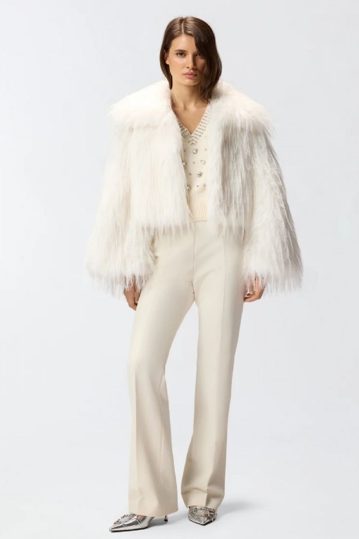 PANTALONI SKINNY CON PIEGA STIRATA PINKO