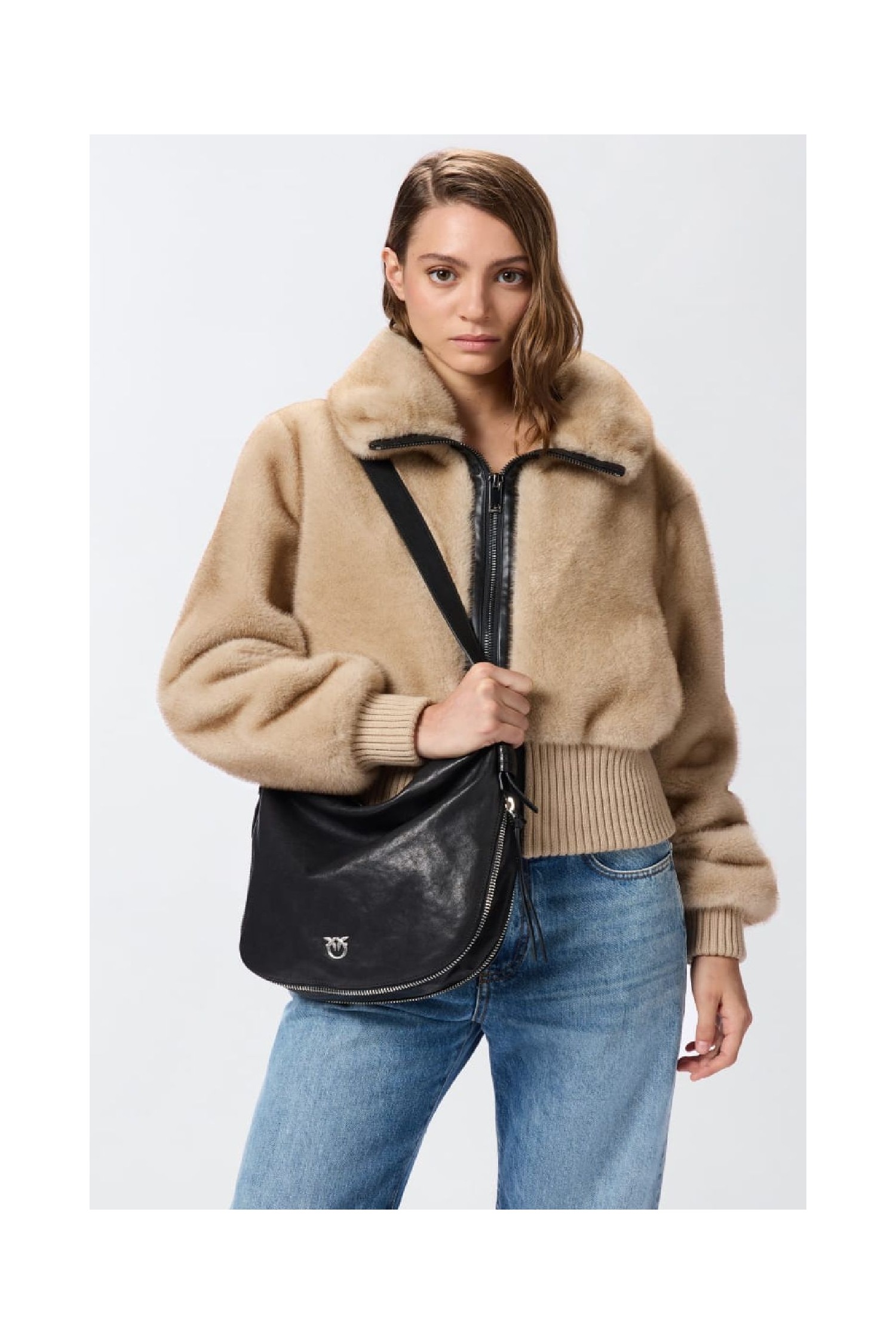 BORSA A SPALLA HOBO PINKO