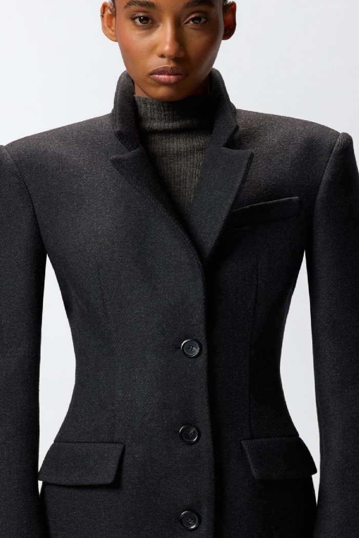 JACINTA CAPPOTTO LUNGO IN  PANNO PINKO