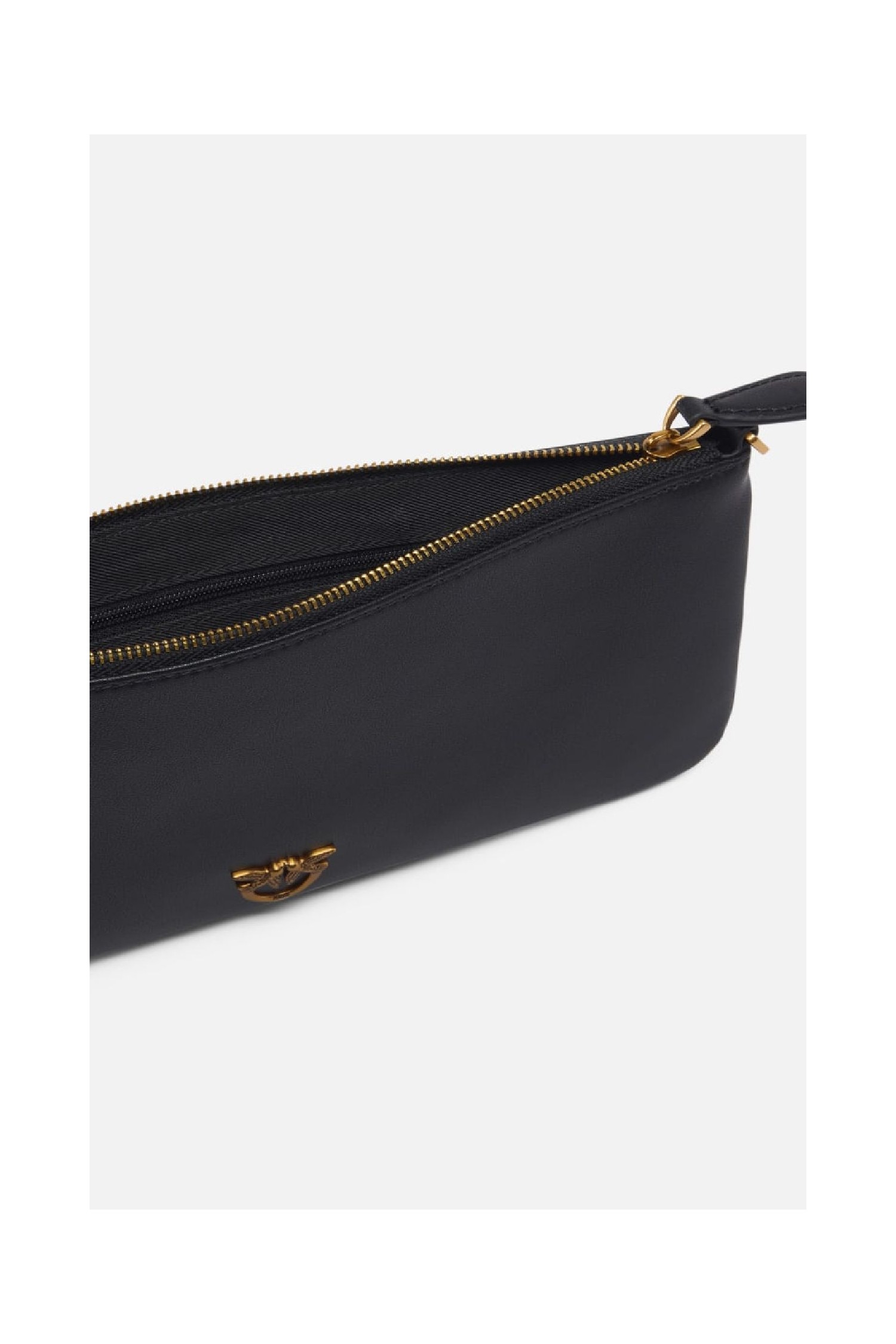 HORIZONTAL FLAT BAG IN PELLE PINKO