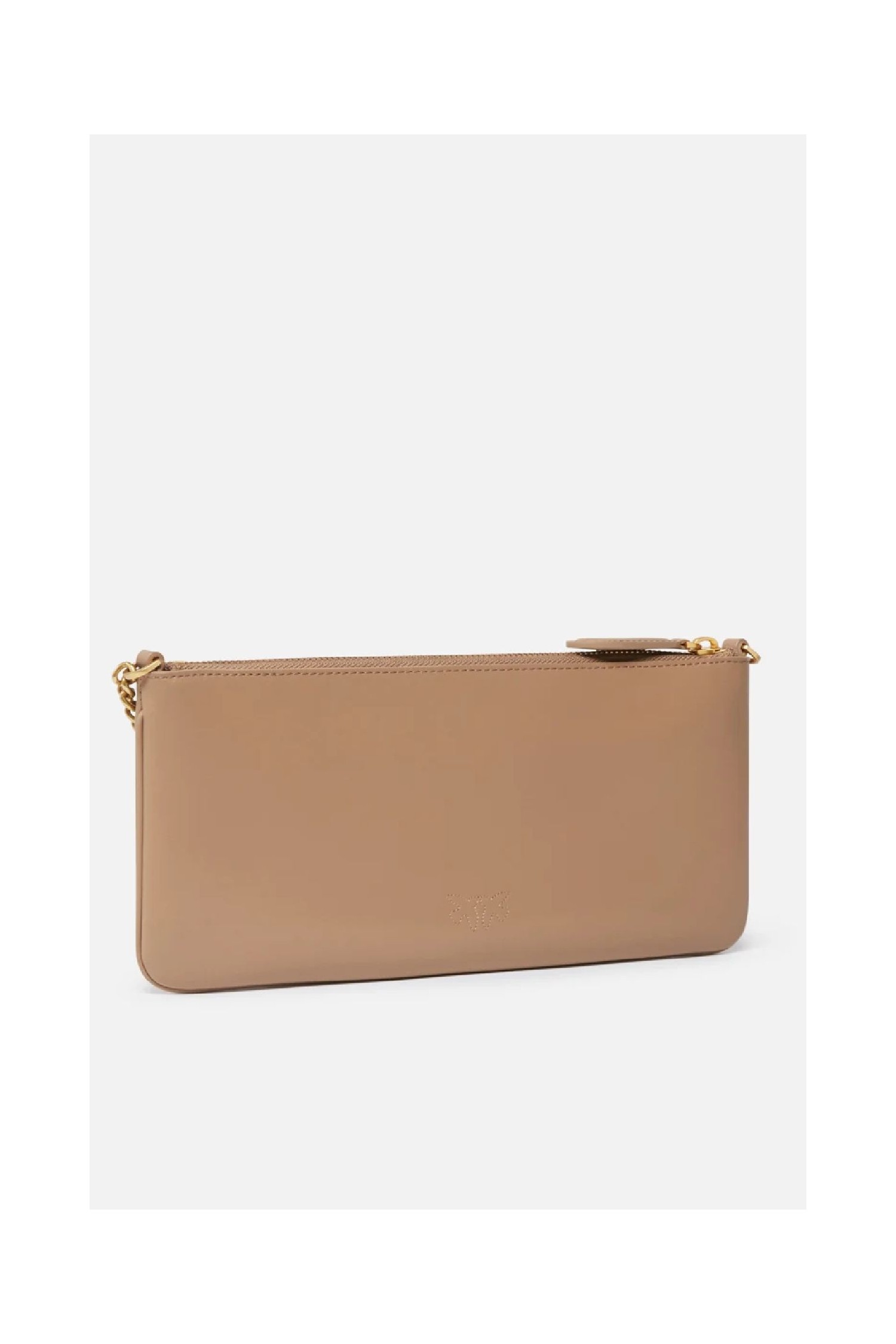 HORIZONTAL FLAT BAG IN PELLE PINKO