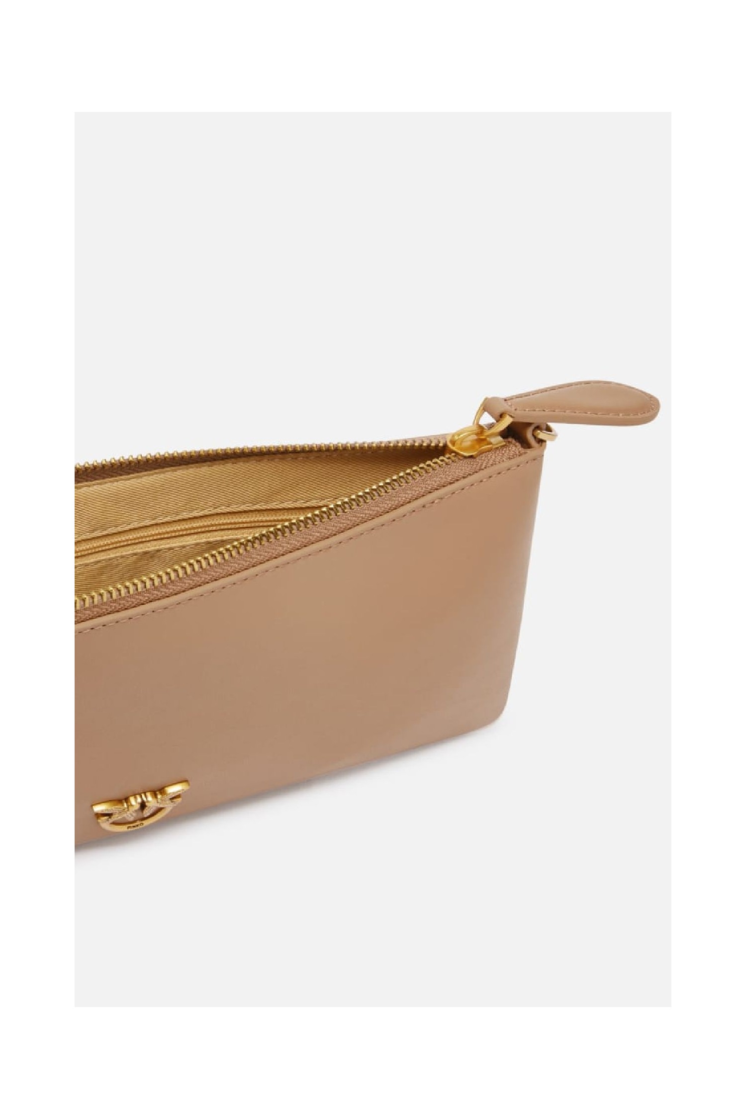 HORIZONTAL FLAT BAG IN PELLE PINKO