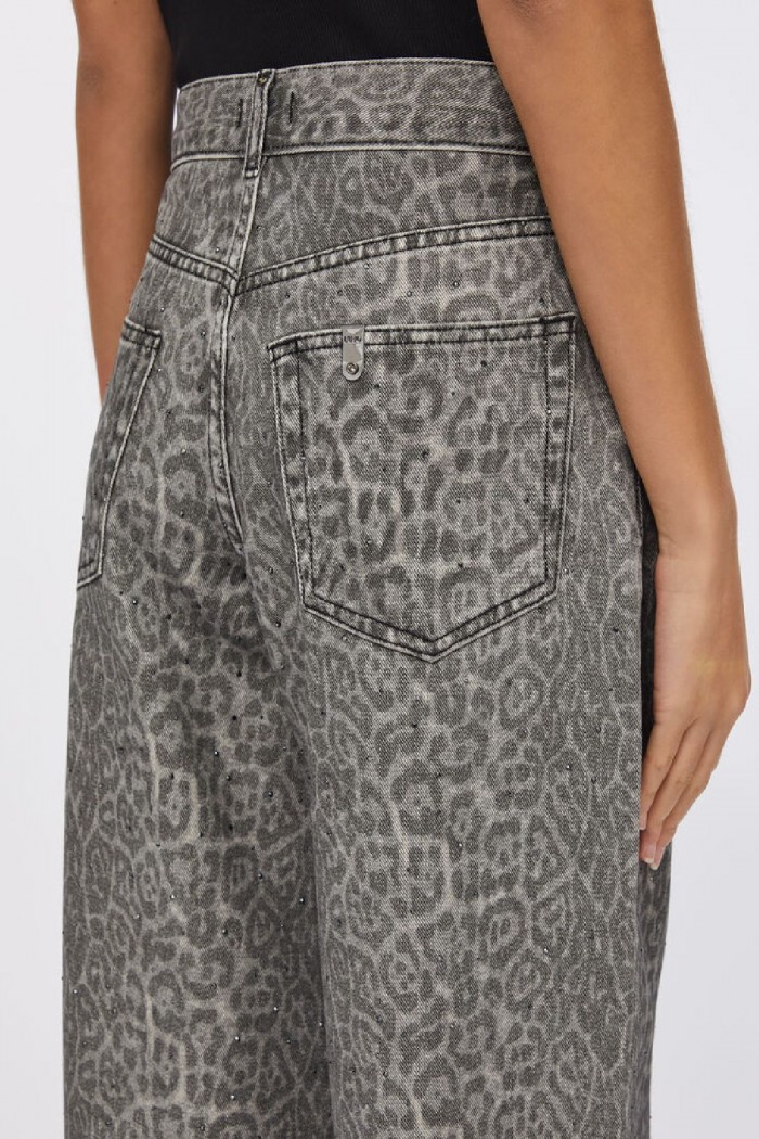 PANT.FLARE  CON STAMPA LIU JO