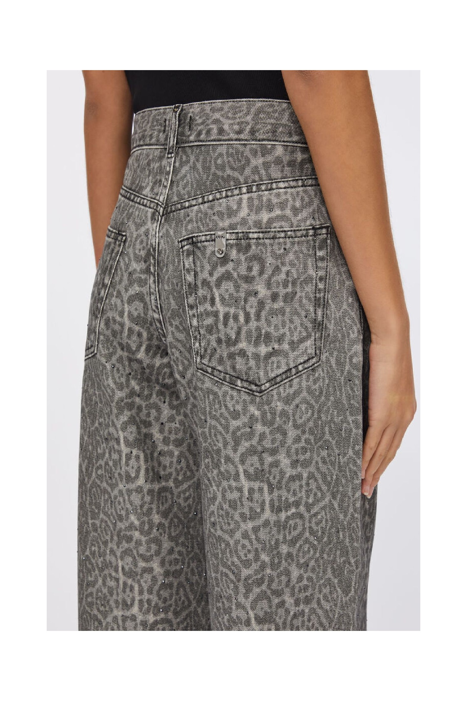 PANT.FLARE  CON STAMPA LIU JO