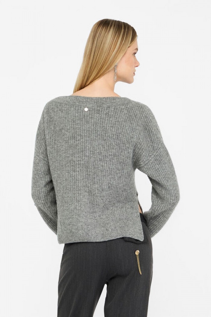 MAGLIONE IN LANA CON STRASS LIU JO