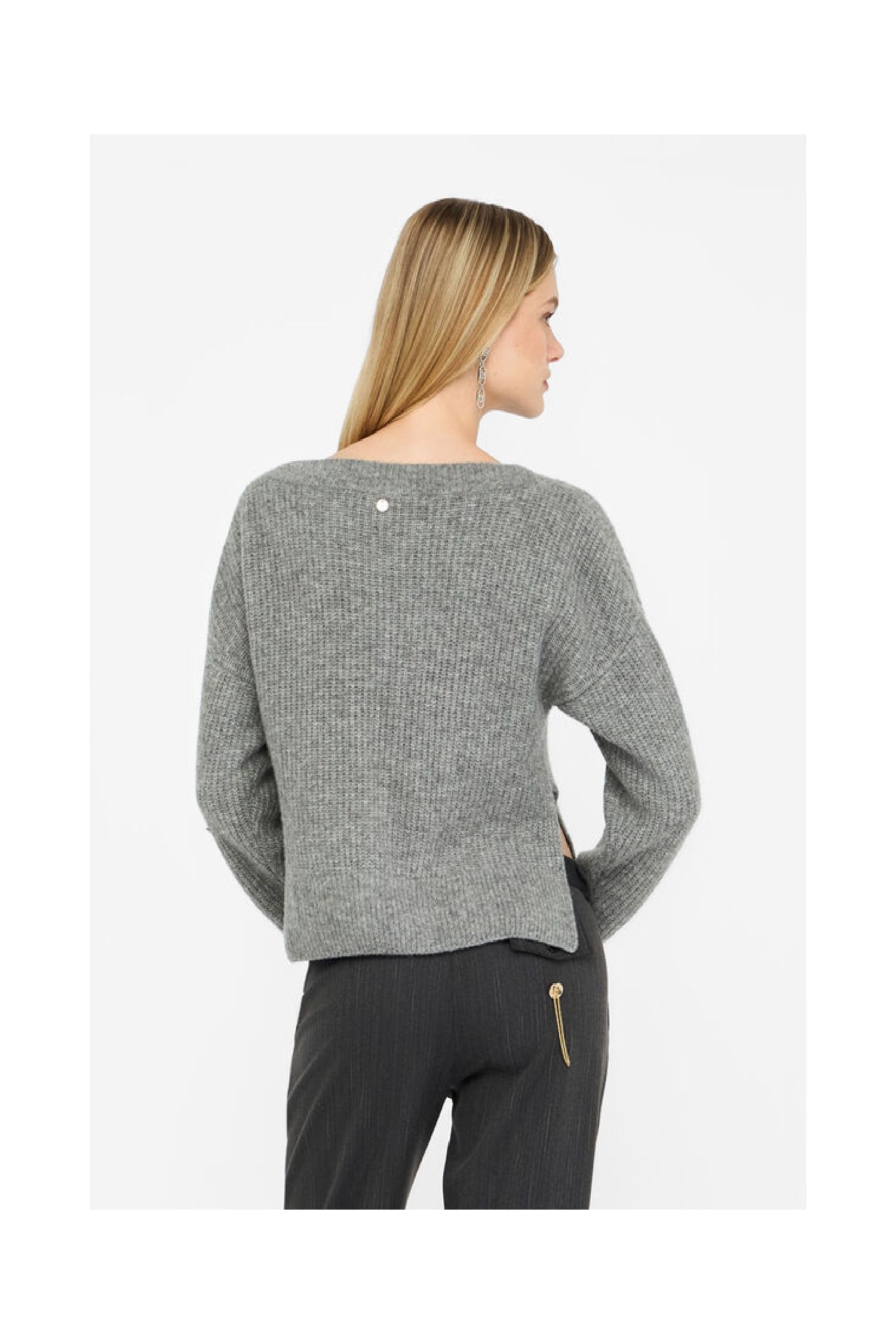 MAGLIONE IN LANA CON STRASS LIU JO