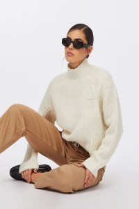 MAGLIONE LANA CON RICAMO LIU JO