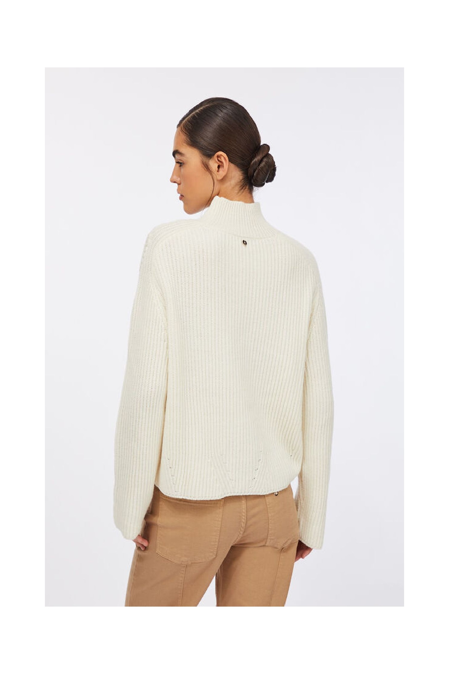 MAGLIONE LANA CON RICAMO LIU JO