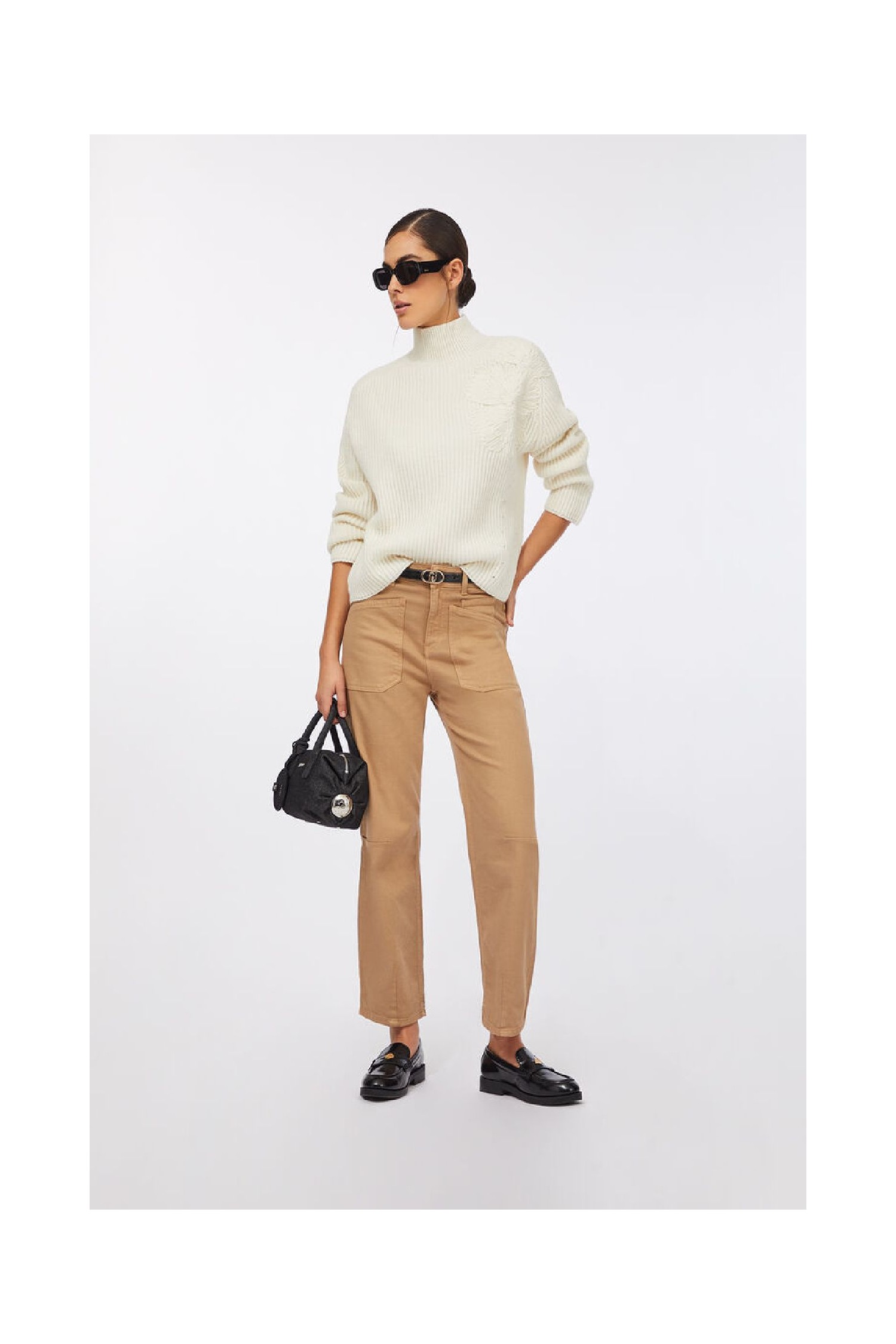 MAGLIONE LANA CON RICAMO LIU JO