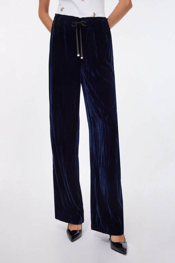 PANTALONE C/COULISSE IN VELLUTO LIU JO