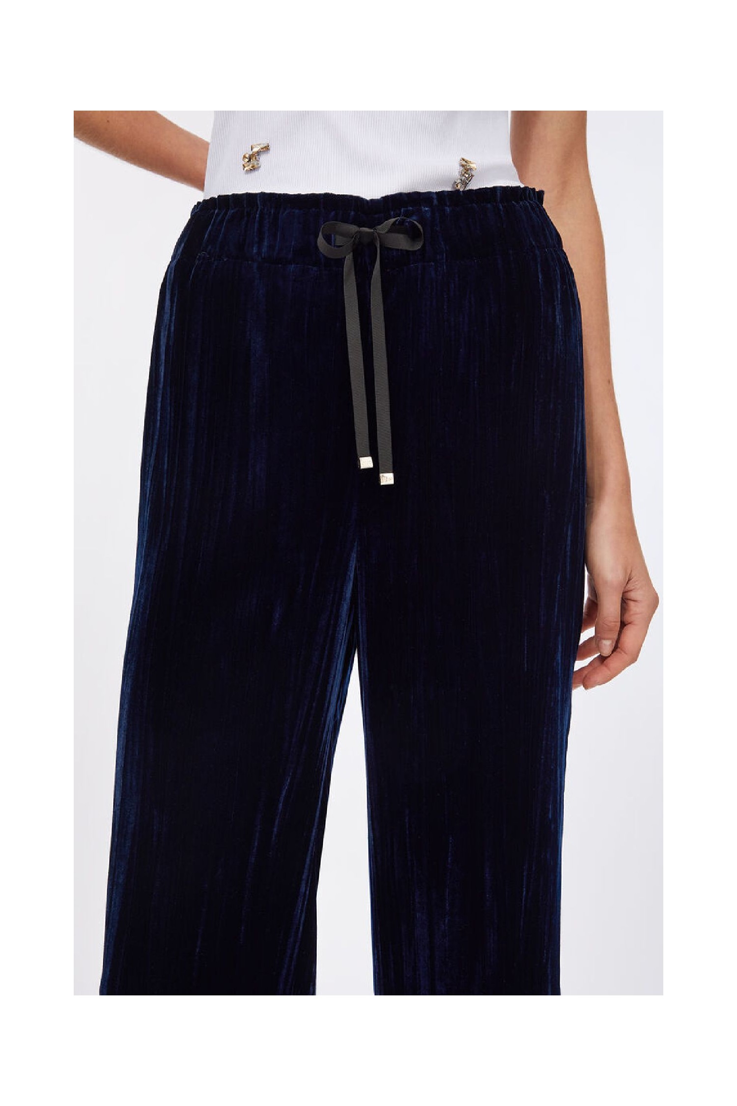 PANTALONE C/COULISSE IN VELLUTO LIU JO