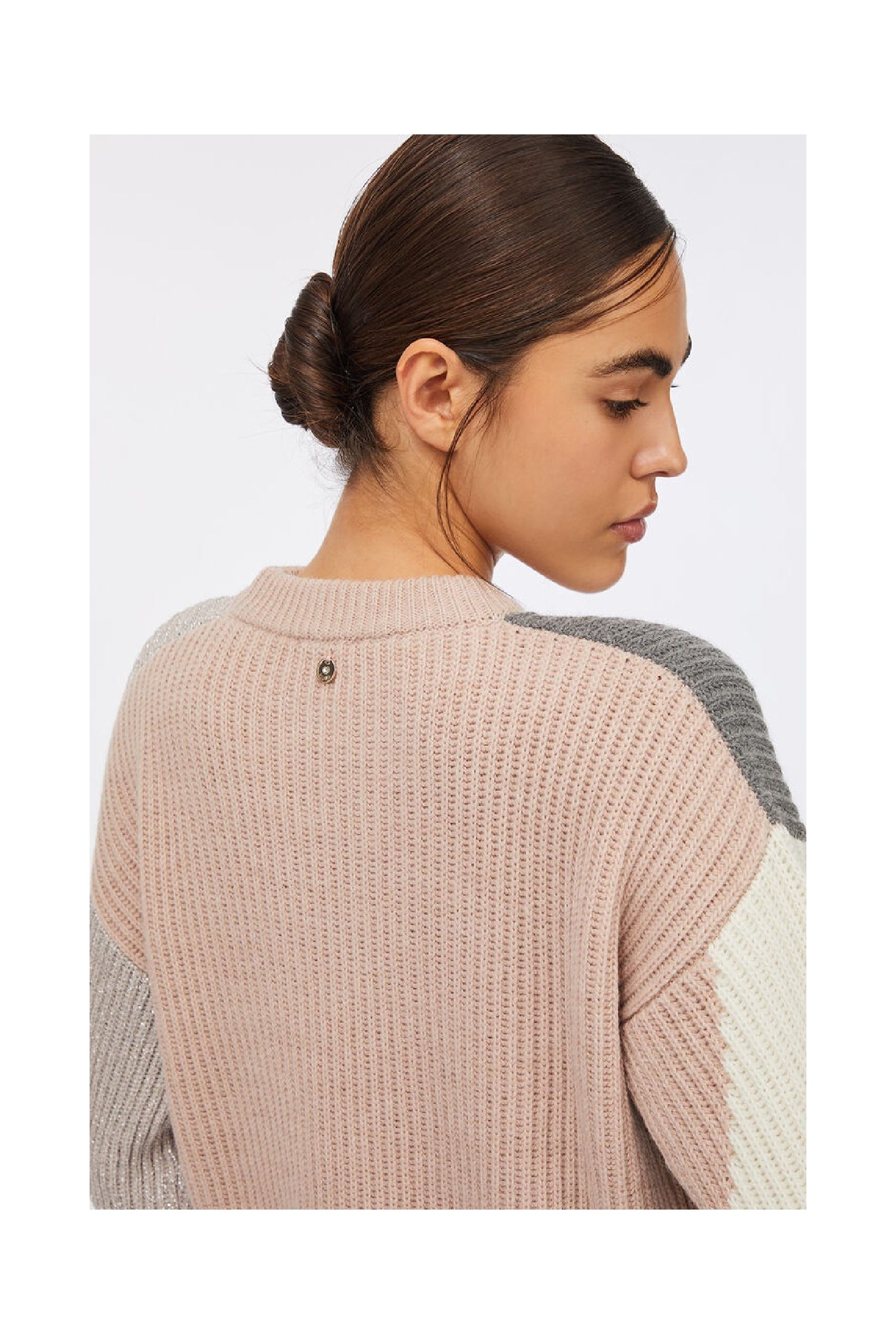 MAGLIA IN LANA CON INTARSI LIU JO