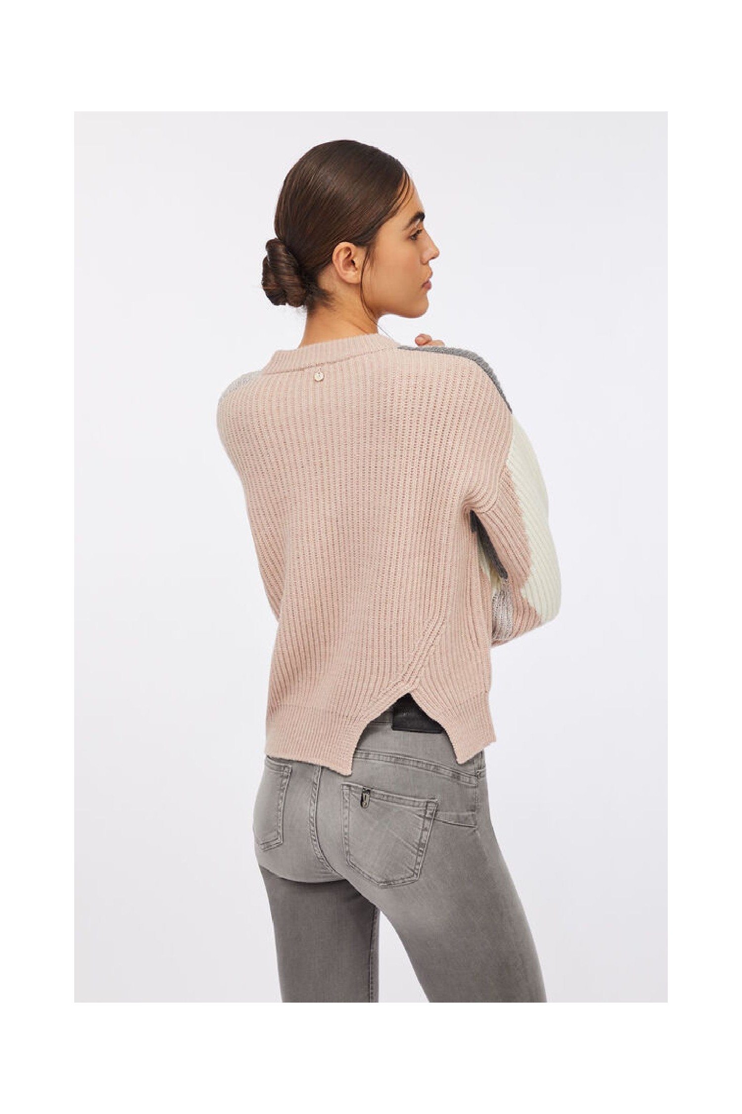 MAGLIA IN LANA CON INTARSI LIU JO