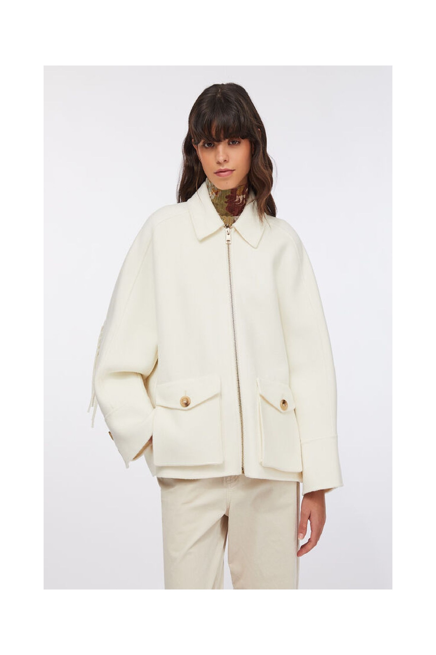 CABAN IN LANA CON FRANGE LIU JO