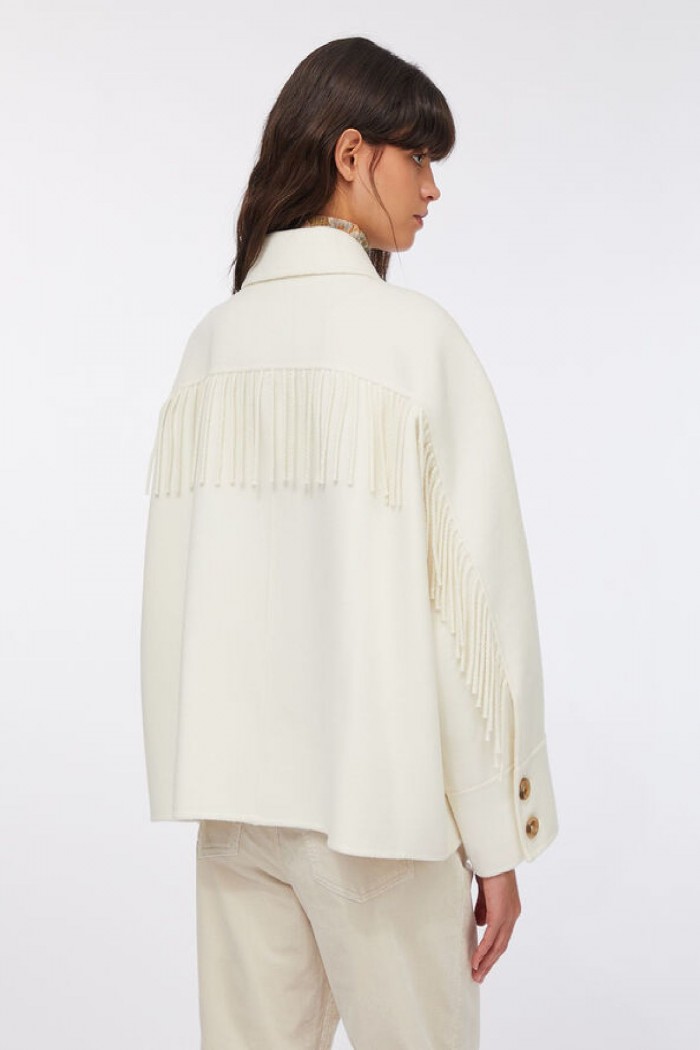 CABAN IN LANA CON FRANGE LIU JO